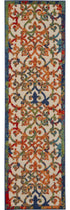 Rainbow Colored Indoor Outdoor Runner Rug